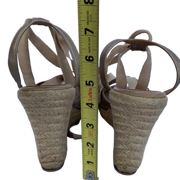 Christian Louboutin "Isa" Espadrille Wedges (Size 40/US 10) - Picture 10 of 13